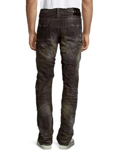 Shop Prps Agreement Distressed Cotton Denim Pants In Black