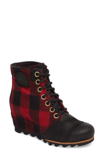 sorel pdx waterproof wedge bootie