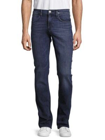 Shop Hudson Lightly Distressed Straight Leg Jeans In Gates