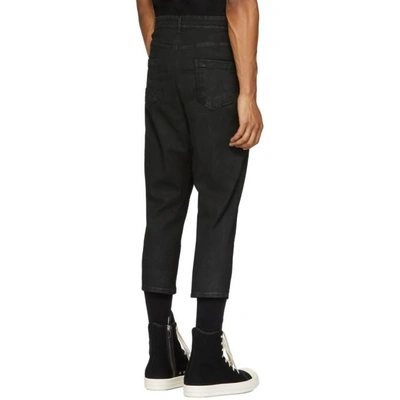 Shop Rick Owens Drkshdw Black Cropped Astaires Jeans