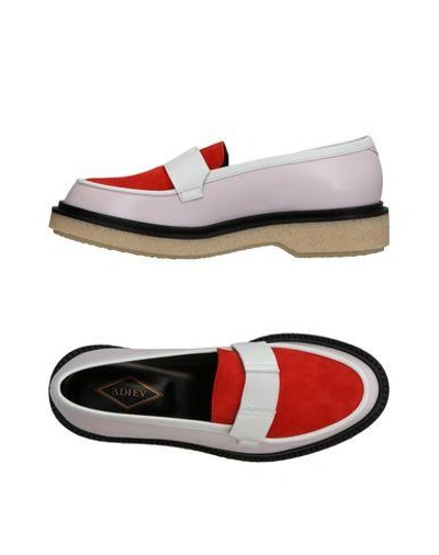 Shop Adieu Loafers In Red