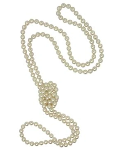Shop Majorica Pearl Necklace, Organic Man-made Pearl Endless Rope