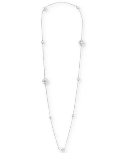 Shop Majorica Sterling Silver Imitation Pearl Long Necklace