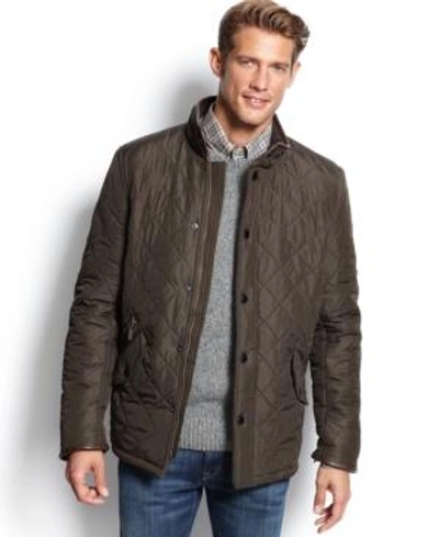 Shop Barbour Powell Quilted Jacket In Olive