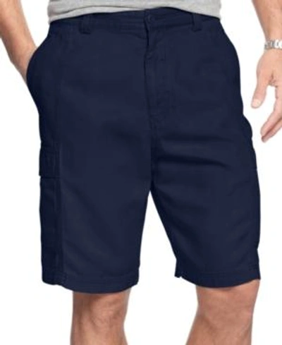 Shop Tommy Bahama Men's 9.5" Key Grip Cargo Shorts, Created For Macy's In Blue Tahoe