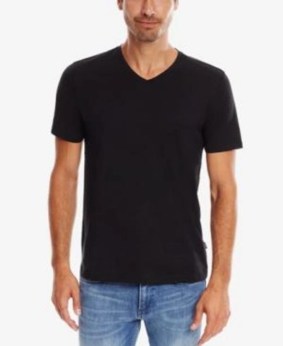 Shop Hugo Boss Boss Cotton T-shirt In Black