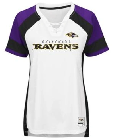Shop Majestic Women's Baltimore Ravens Draft Me T-shirt In White
