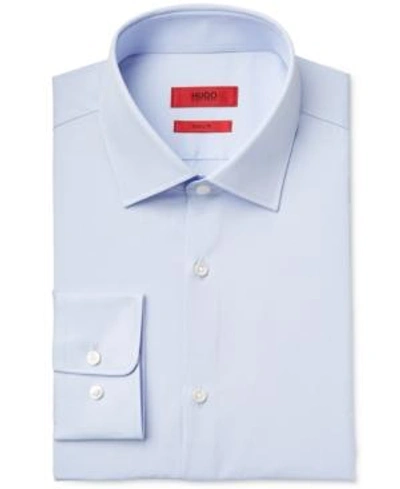 Shop Hugo Boss Hugo Men's Slim-fit/sharp-fit Solid Dress Shirt In Blue