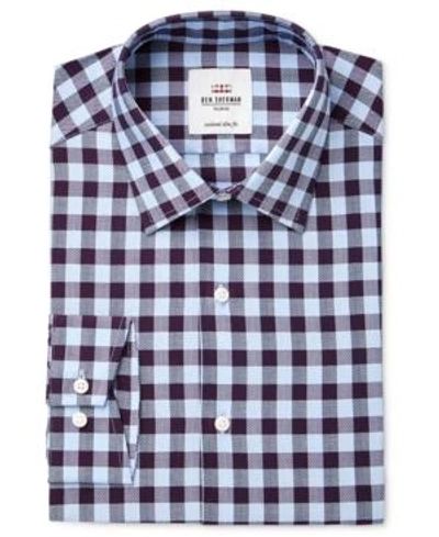 Shop Ben Sherman Men's Slim-fit Check Dress Shirt In Multi