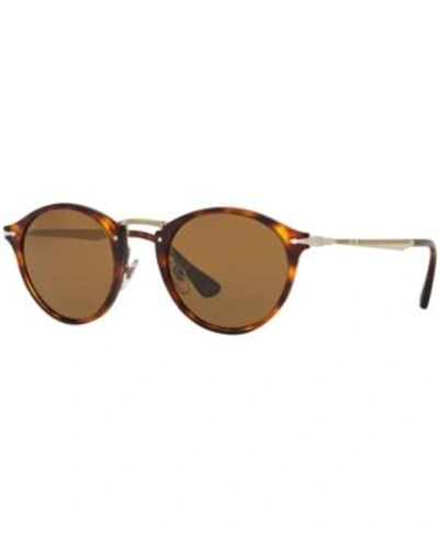 Shop Persol Sunglasses, Po3166s In Tortoise/brown Polar