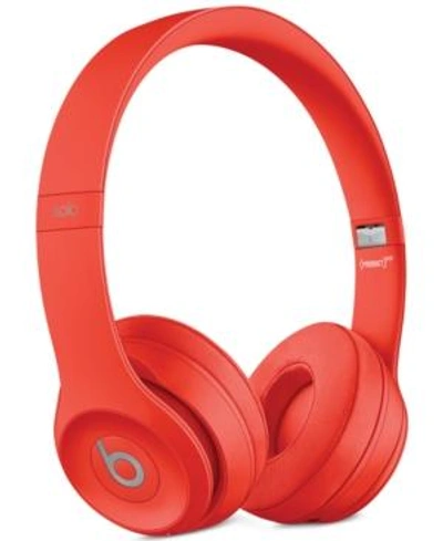 Shop Beats By Dr. Dre Solo 3 Wireless Headphones In Red