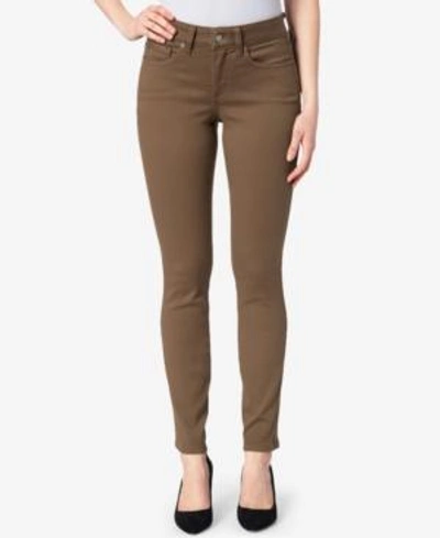 Shop Nydj Ami Mid-rise Tummy-control Jeggings In Fresh Brew