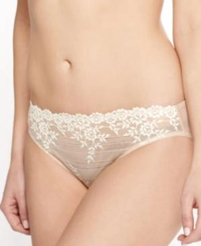 Shop Wacoal Embrace Lace Bikini Underwear 64391 In Nude/ivory- Nude 01