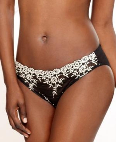 Shop Wacoal Embrace Lace Bikini Underwear 64391 In Black
