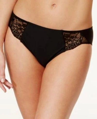 Shop Wacoal Lace Impression Sheer Lace Brief 841257 In Black