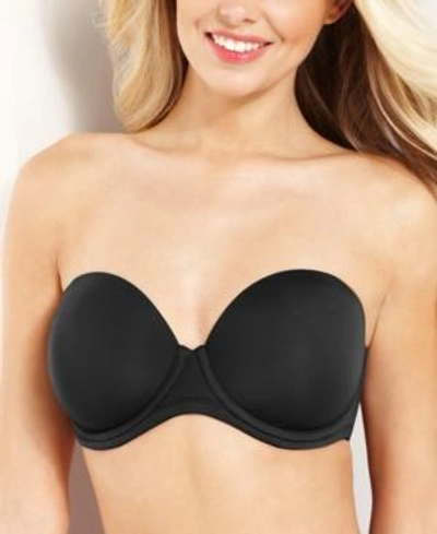 Shop Gucci Red Carpet Full Figure Underwire Strapless Bra 854119, Up To I Cup In Black