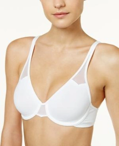 Wacoal Racerback Underwire Front Close Bra 65124 In White