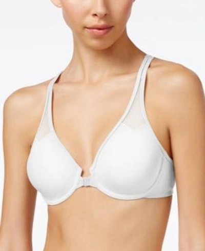 Wacoal Racerback Underwire Front Close Bra 65124 In White