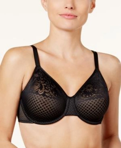 Shop Wacoal Visual Effects Minimizer Bra 857210, Up To I Cup In Black