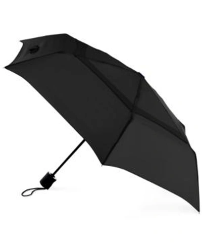 Shop Shedrain Windpro Flatwear Vented Auto Open And Close Umbrella In Black