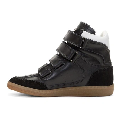 Shop Isabel Marant Black Bilsy New High Trainers