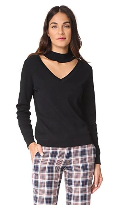 Shop Minkpink Rise Sweater In Black