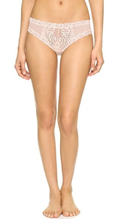 Shop Natori Feathers Hipster In Cameo Rose