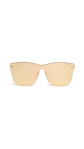 Illesteva Newbury Sunglasses In Super Gold/super Gold | ModeSens