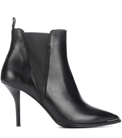 Shop Acne Studios Jemma Leather Ankle Boots In Llack