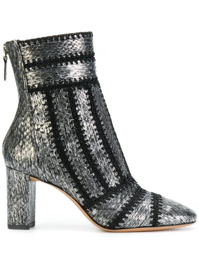 Alexandre Birman Textured Zip Ankle Boots | ModeSens