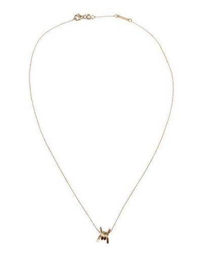 Shop Dsquared2 Necklaces In Gold