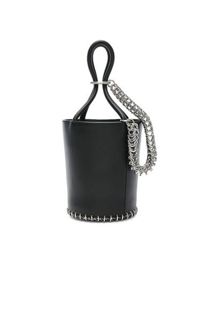 Shop Alexander Wang Roxy Mini Bucket Bag In Black