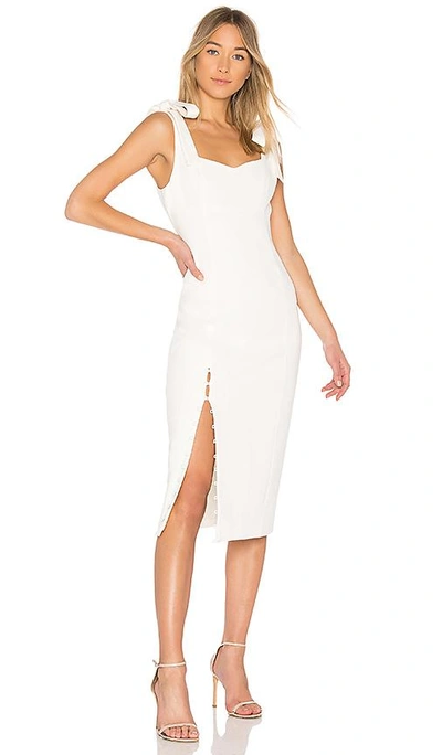 Shop Rebecca Vallance Cortona Dress In White