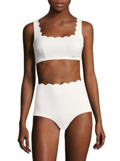 Shop Marysia Women's Palm Spring Bikini Top In Coconut