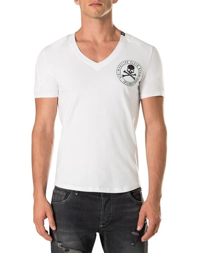 Shop Philipp Plein T-shirt V-neck Ss "alec"