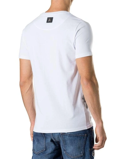 Shop Philipp Plein T-shirt Round Neck Ss "use"