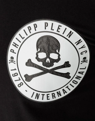 Shop Philipp Plein T-shirt Round Neck Ls "albert"