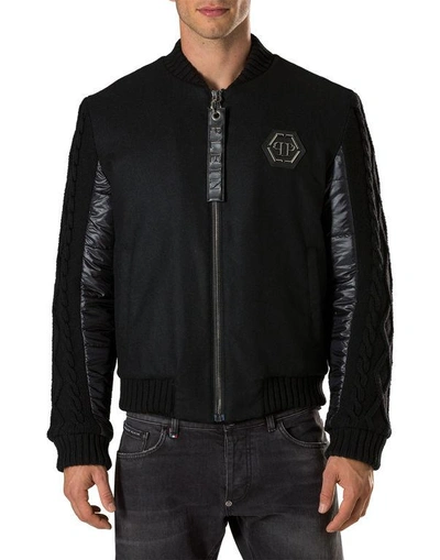 Shop Philipp Plein Knit Jacket "general"