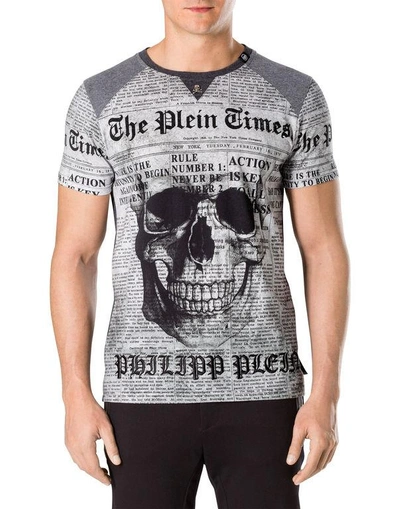 Shop Philipp Plein T-shirt Round Neck Ss "grant"