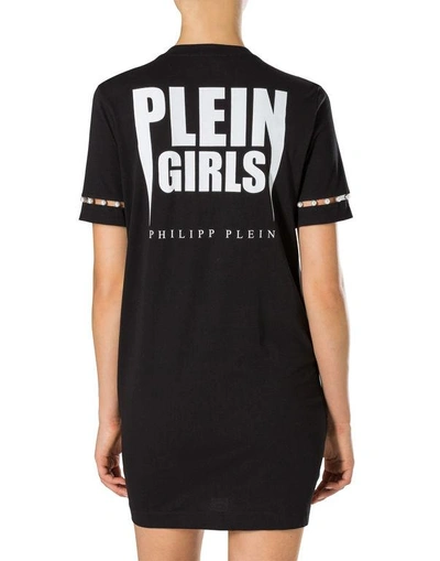 Shop Philipp Plein T-shirt Short Dresses "bruckner Boulevard"