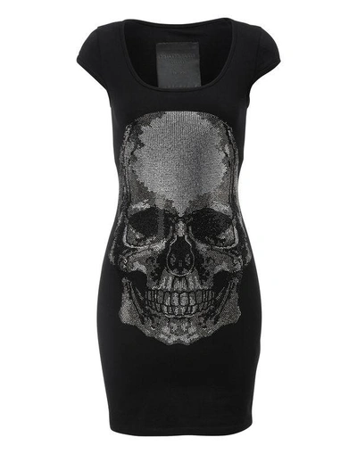 Shop Philipp Plein T-shirt Short Dresses "keens"