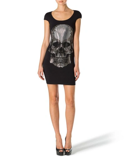 Shop Philipp Plein T-shirt Short Dresses "keens"