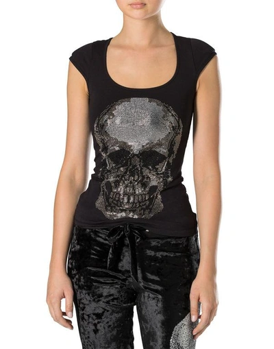 Shop Philipp Plein T-shirt Round Neck Ls "fresnom"