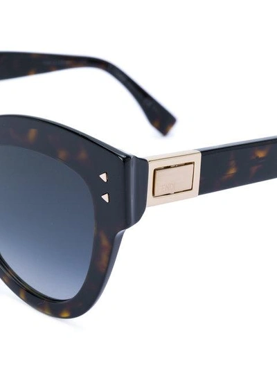 Shop Fendi Peekaboo Sunglasses In 0869o