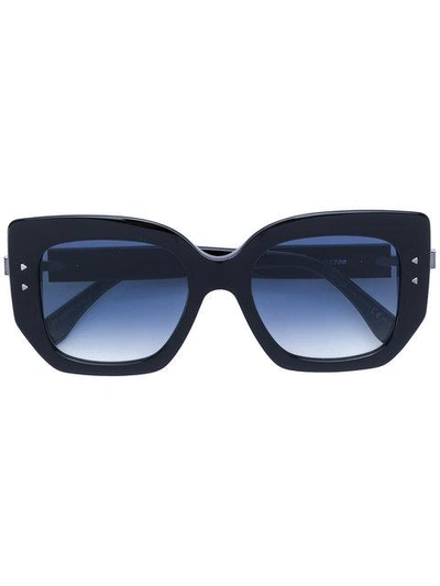 Shop Fendi Eyewear Peekaboo Sunglasses - Black