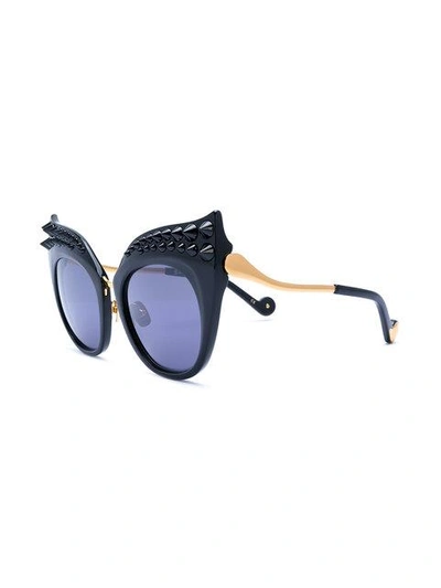 Shop Anna-karin Karlsson Anna Karin Karlsson 'black Moon' Sonnenbrille - Schwarz