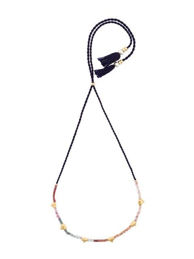 Shop Lizzie Fortunato Simple Tooth Necklace In Multicolour