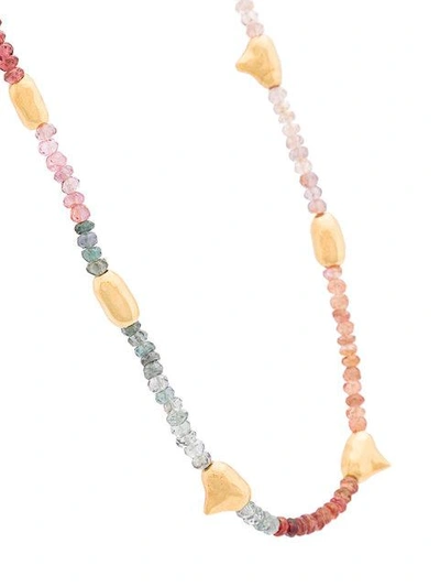 Shop Lizzie Fortunato Simple Tooth Necklace In Multicolour