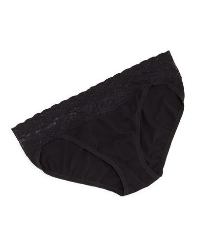 Shop Natori Bliss Perfection V-kini Briefs (one Size) In Black