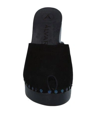 Shop Álvaro González Mules In Black